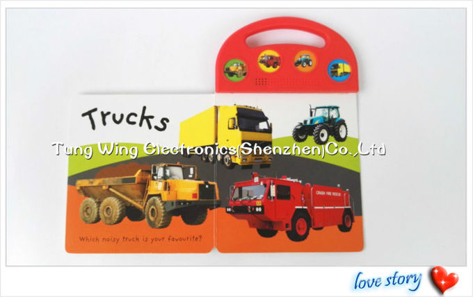 Τα φορτηγά παιχνιδιών κουμπώνουν το υγιές βιβλίο, διαλογικά υγιή βιβλία για τα παιδιά 2