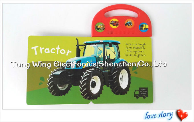 Τα φορτηγά παιχνιδιών κουμπώνουν το υγιές βιβλίο, διαλογικά υγιή βιβλία για τα παιδιά 1